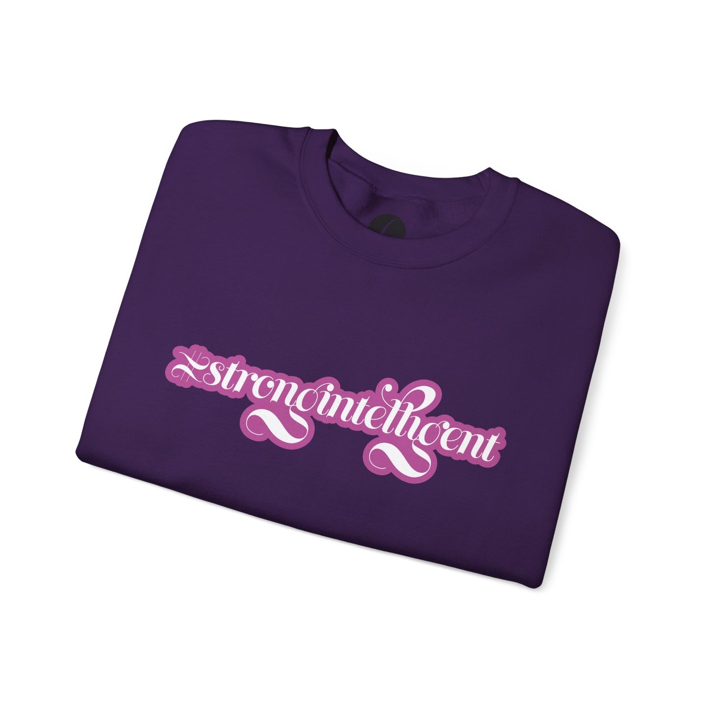 02-008 #StrongIntelligent - Unisex Heavy Blend™ Crewneck Sweatshirt