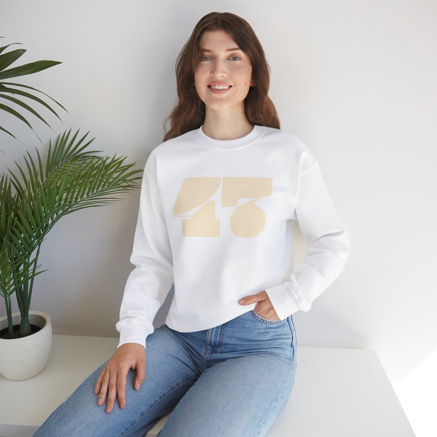 01-005 Designer "47" - Unisex Heavy Blend™ Crewneck Sweatshirt