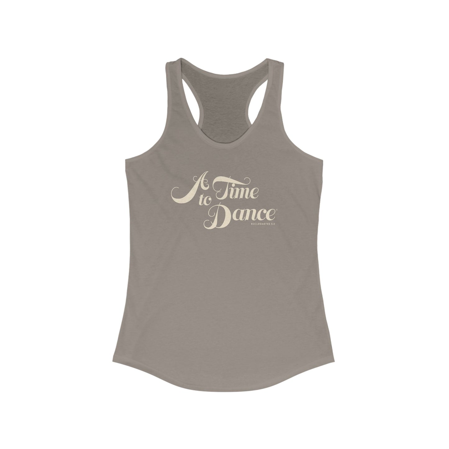 02-002 A Time to Dance – Women's Ideal Racerback Tank