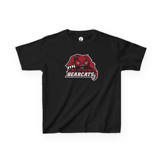 05-020 California Bearcats Dynamic Logo Kids Heavy Cotton™ Tee (Black)
