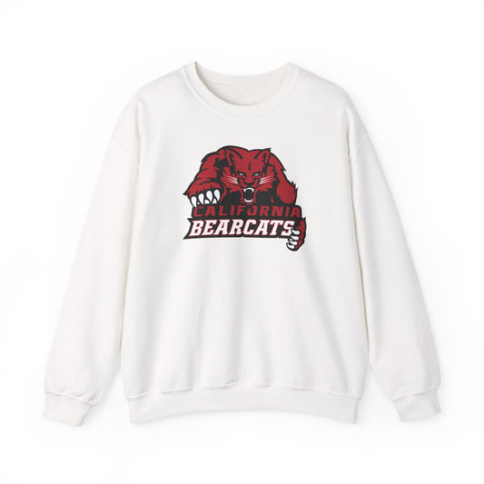05-002 California Bearcats Unisex Heavy Blend™ Crewneck Sweatshirt (White)