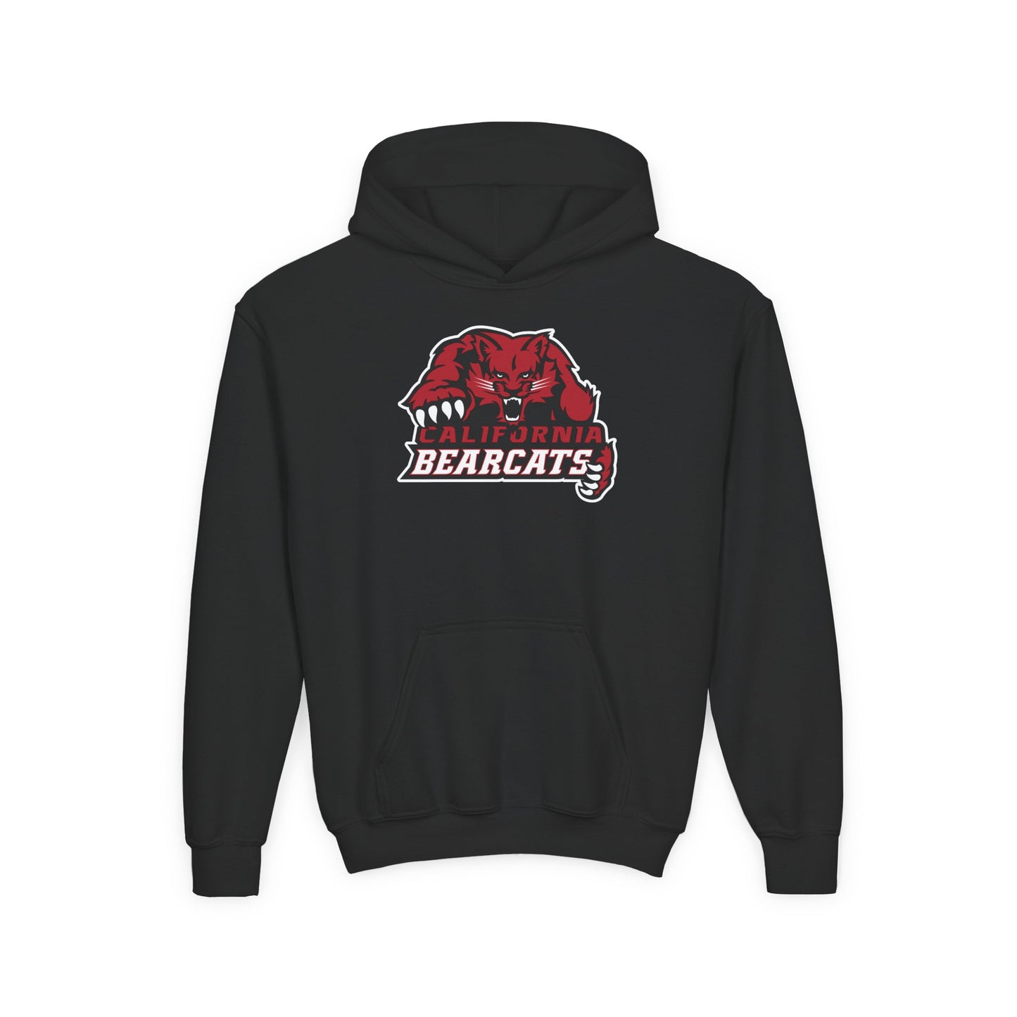 05-021 California Bearcats Dynamic Logo Youth Heavy Blend Hooded Sweatshirt (Black)