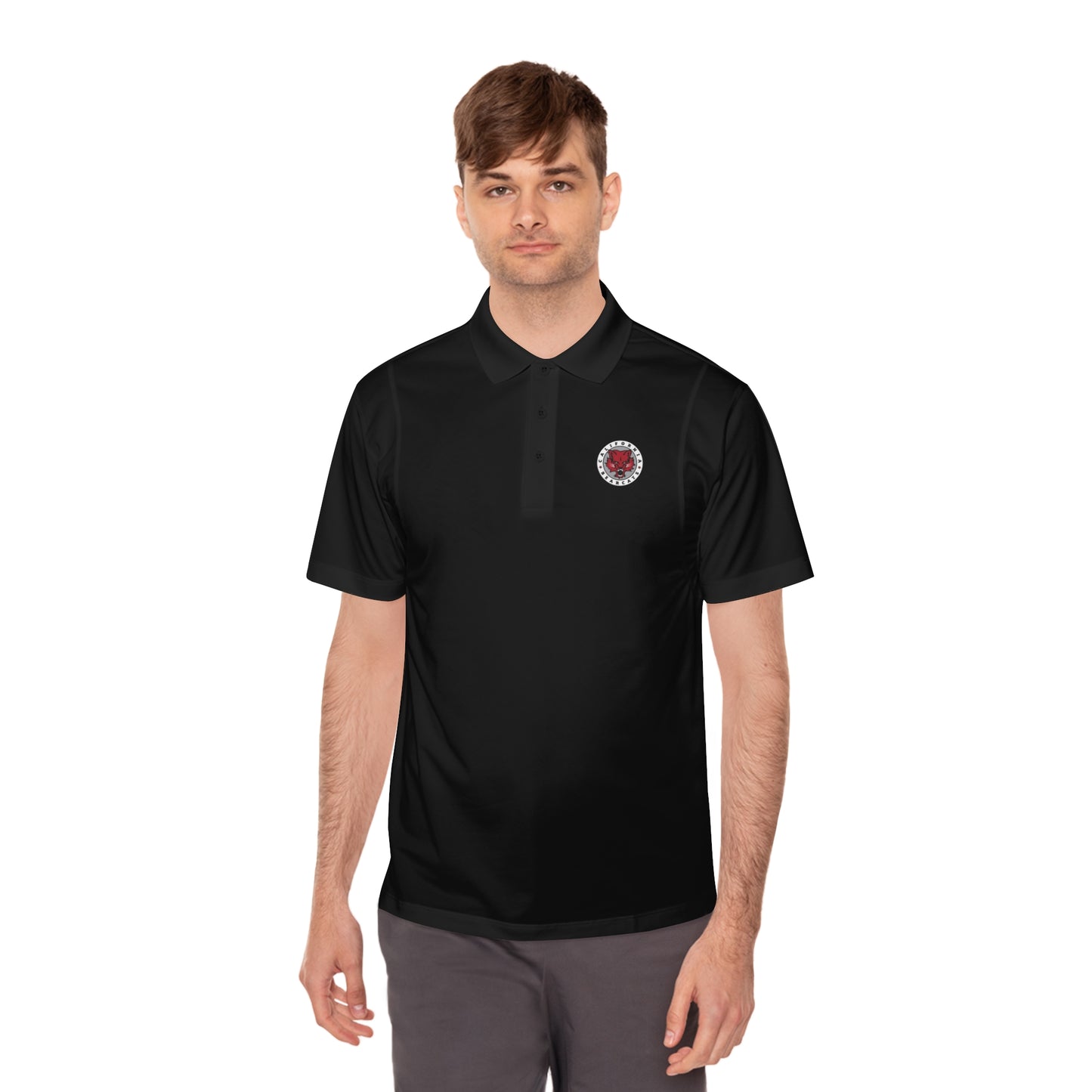 05-005 California Bearcats Men's Sport Polo Shirt (Black)