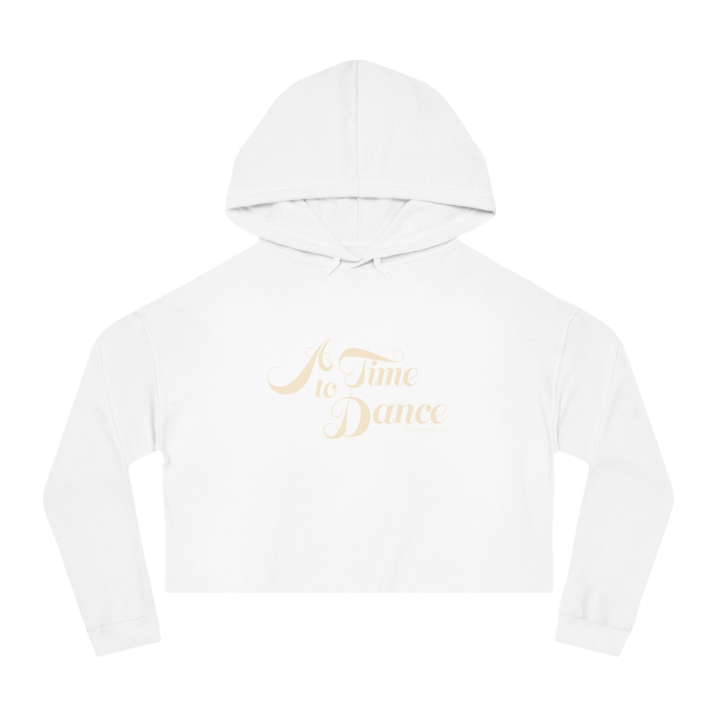 02-016 A Time to Dance Women’s Cropped Hooded Sweatshirt