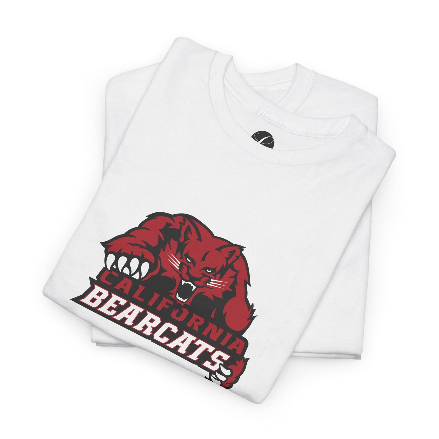 05-010 California Bearcats Unisex Heavy Cotton Tee (White)