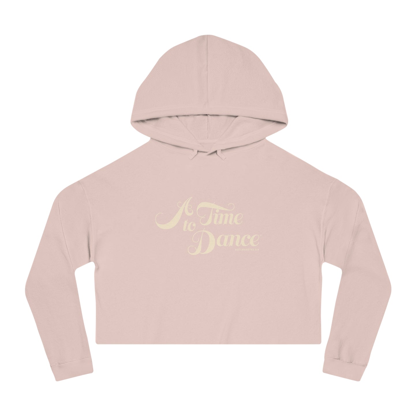 02-016 A Time to Dance Women’s Cropped Hooded Sweatshirt