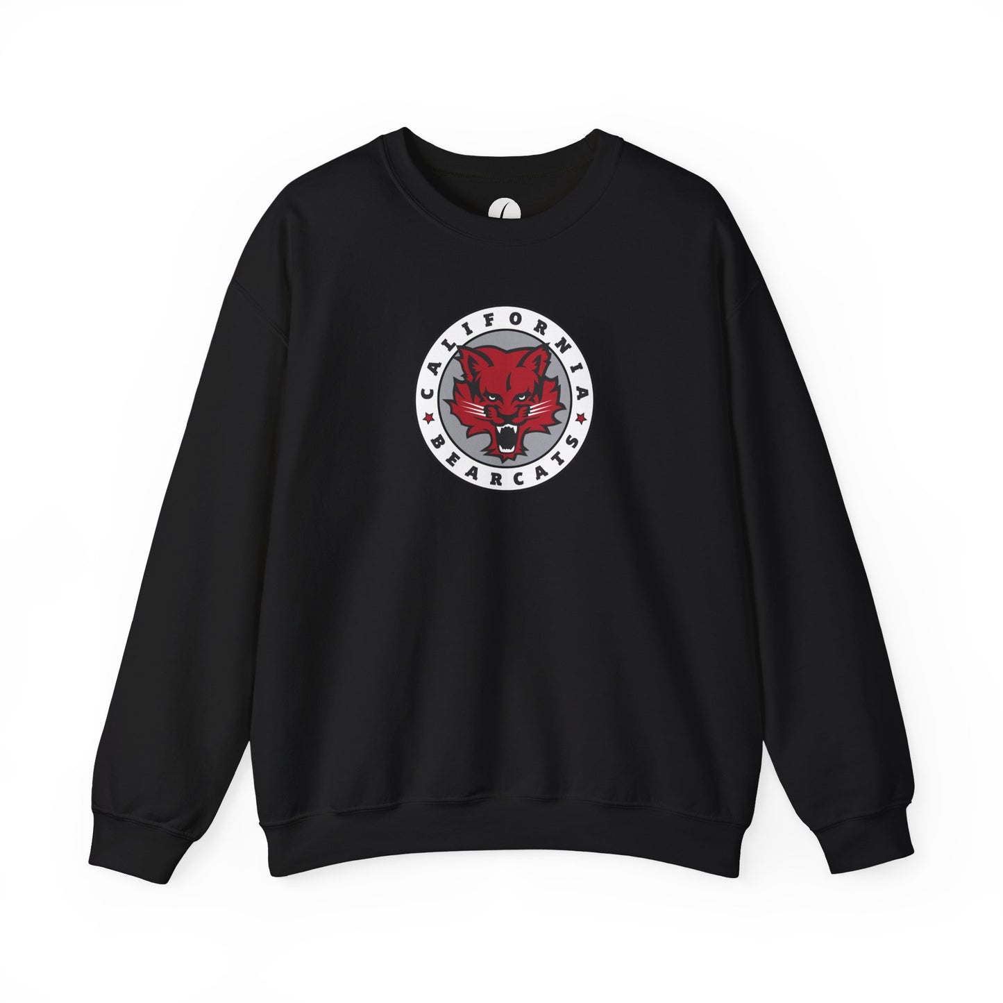 05-014 California Bearcats Round Logo Unisex Heavy Blend™ Crewneck Sweatshirt (Black)