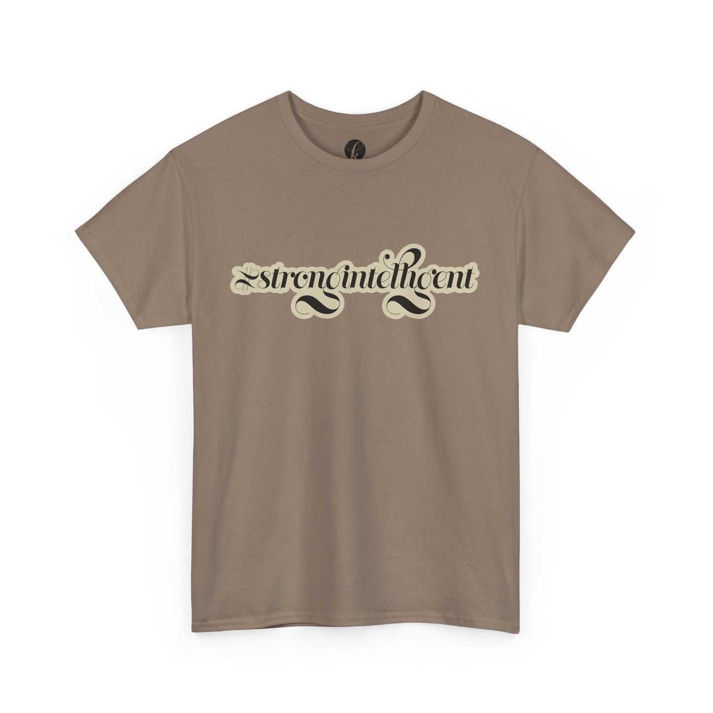 02-009 #StrongIntelligent Unisex Heavy Cotton Tee