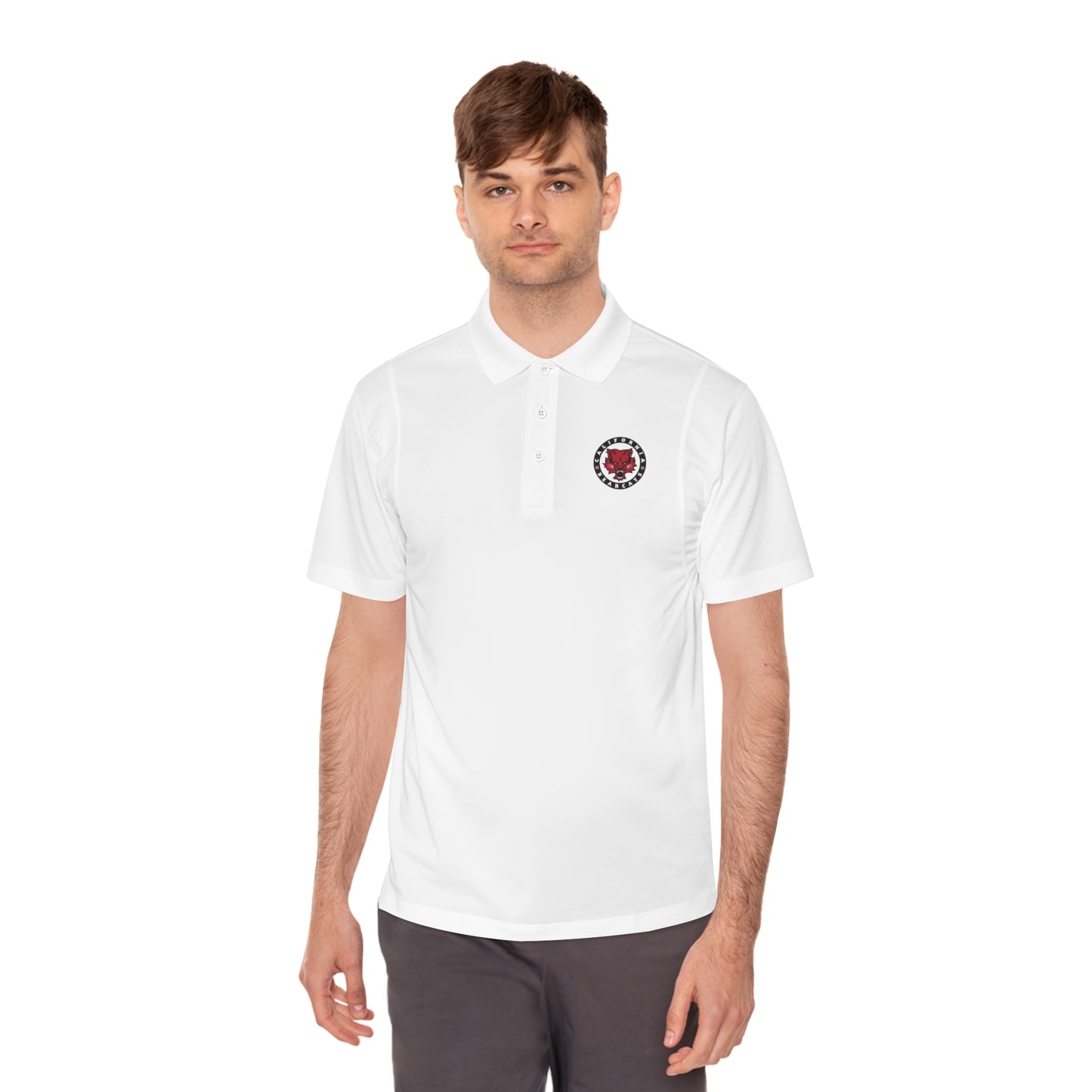 05-006 California Bearcats Men's Sport Polo Shirt (White)