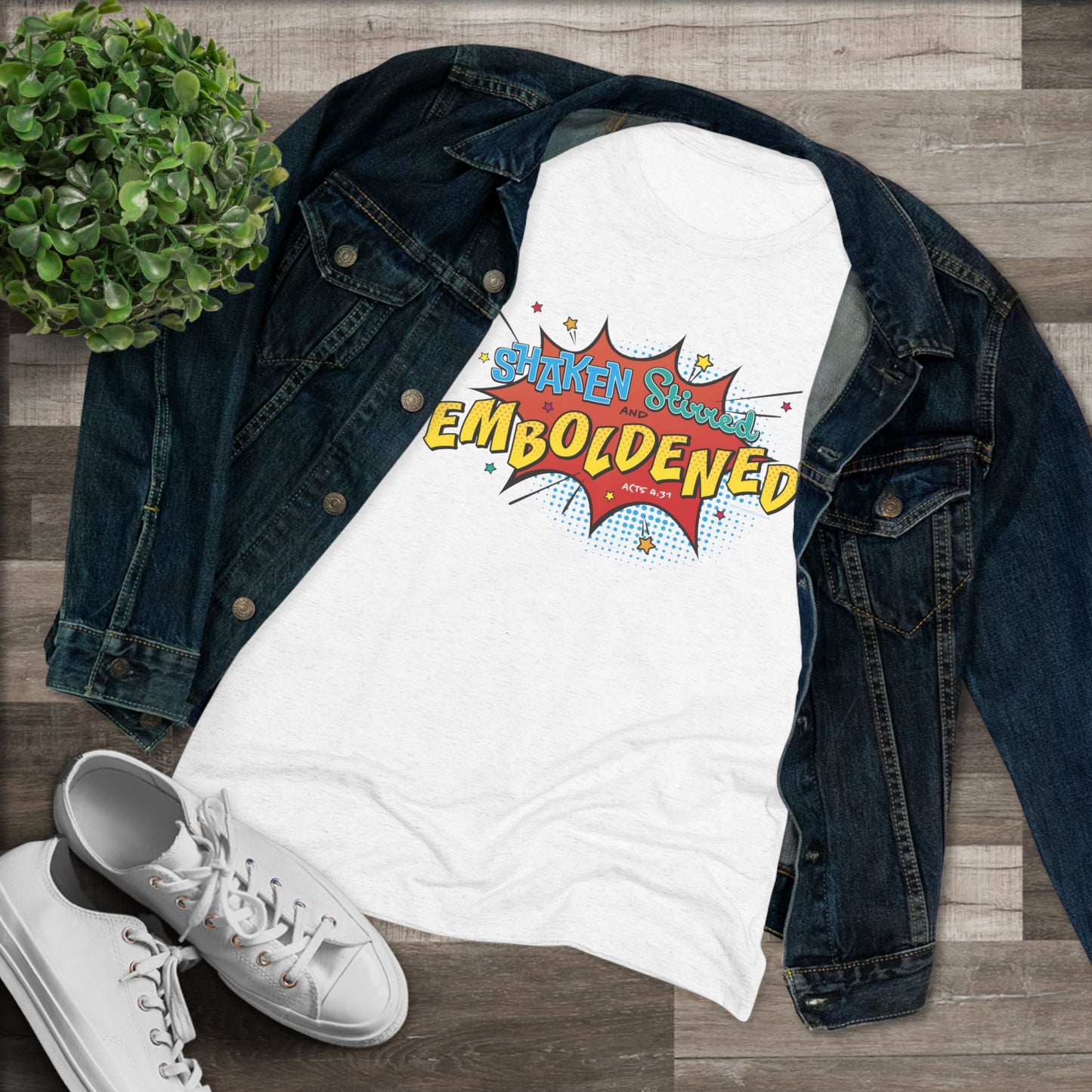 02-001 Emboldened – Women's Triblend Tee