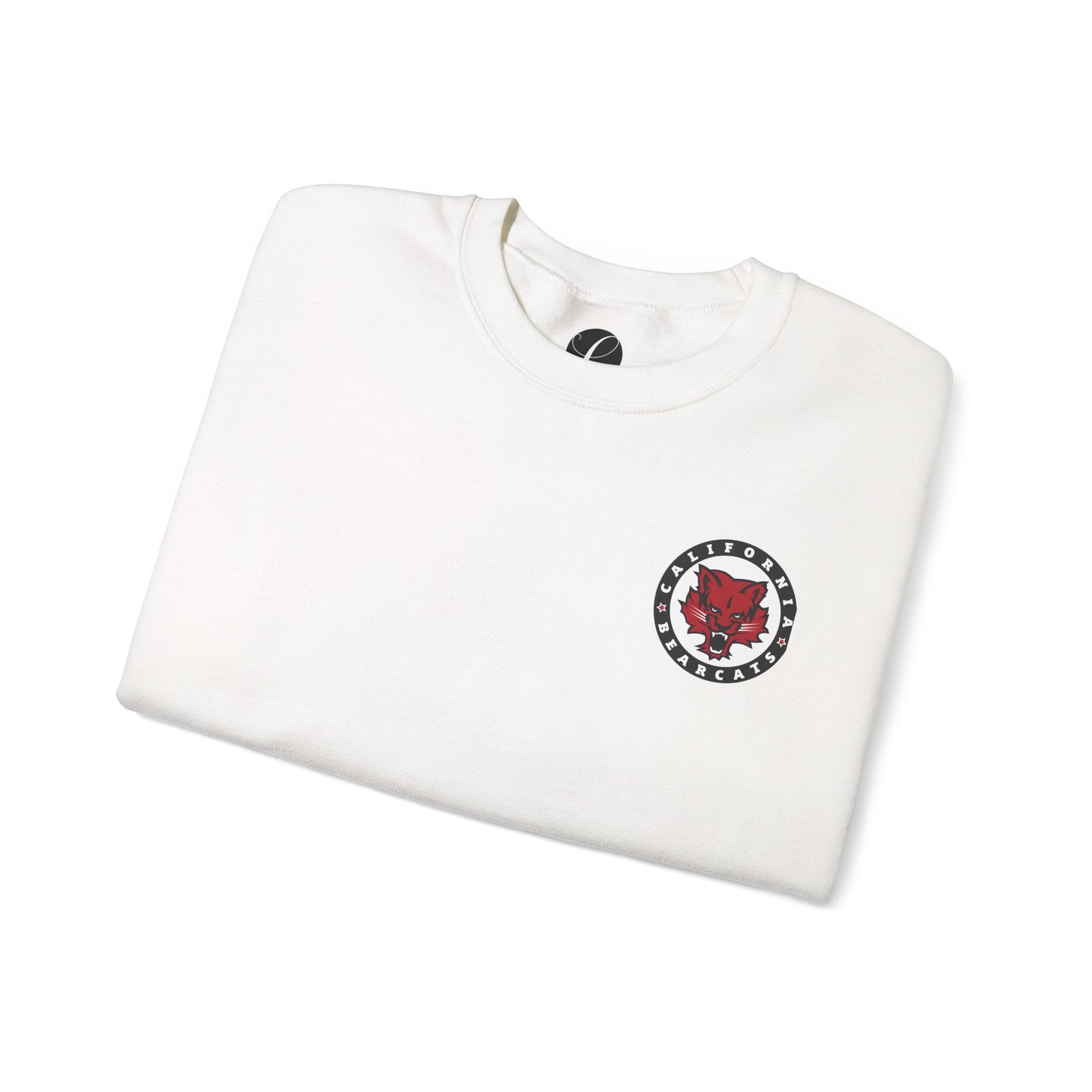 05-016 California Bearcats Pocket Logo Unisex Heavy Blend™ Crewneck Sweatshirt (White)